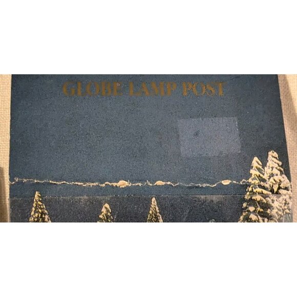 2 Holiday Expressions Christmas Lamp Posts Santa Global Lights Village House Set - Picture 8 of 14